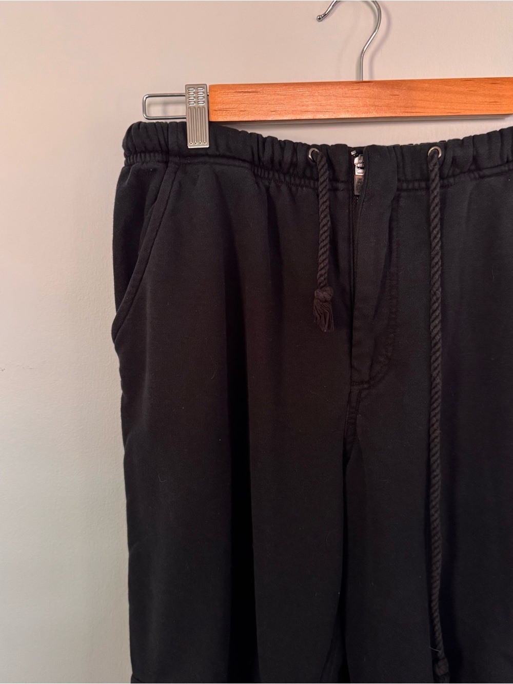 Free People Movement Black Jogger Pants Women's Small Drawstring Cargo Lounge - Picture 2 of 8